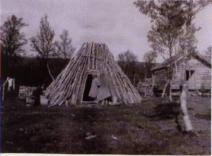 Den første bebyggelsen på Sirkastakka kan ha sett slik ut.